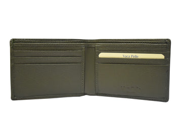 Laveri Genuine Leather Designer Mens Wallet In Green #1727