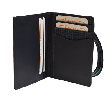 Laveri Genuine Leather Designer Credit Card Holder Blue #4622A EL