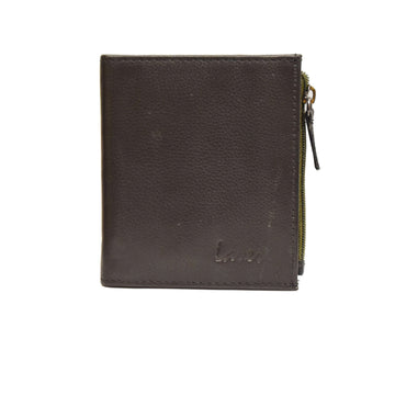 Laveri Genuine Leather Designer Credit Card Holder #4375 Black/GREEN