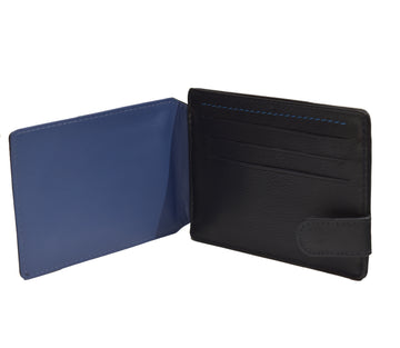 Laveri Genuine Leather Designer Credit Card Holder #4369 Blue