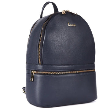 Ultra Light Premium Leather Backpack #2840 Blue
