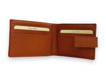 Designer Leather Mens Wallet in TAN #1347L