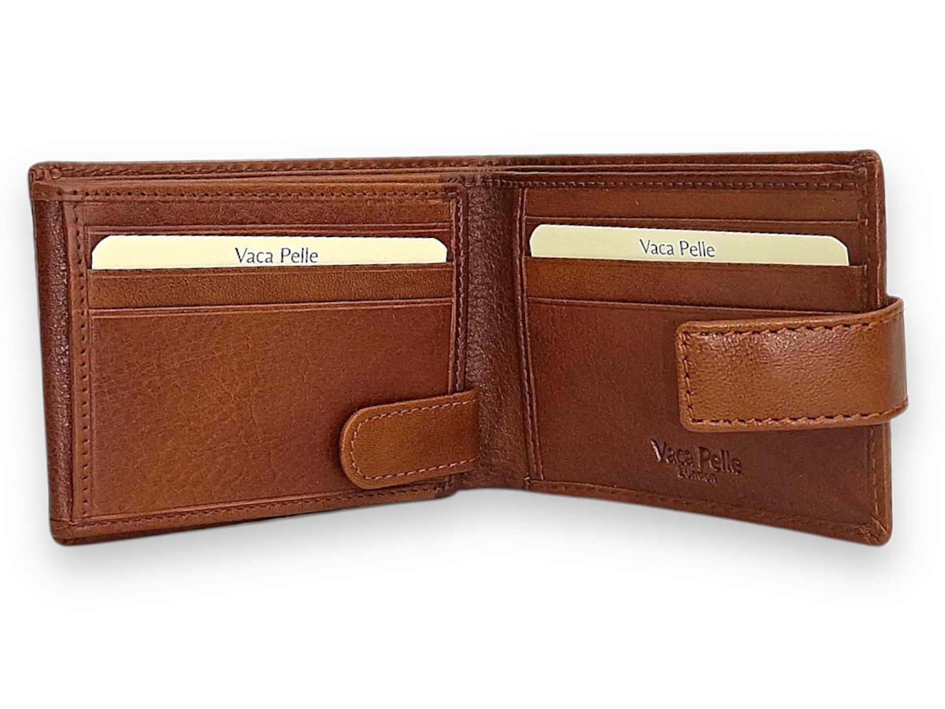 Designer Leather Mens Wallet in TAN #1426L