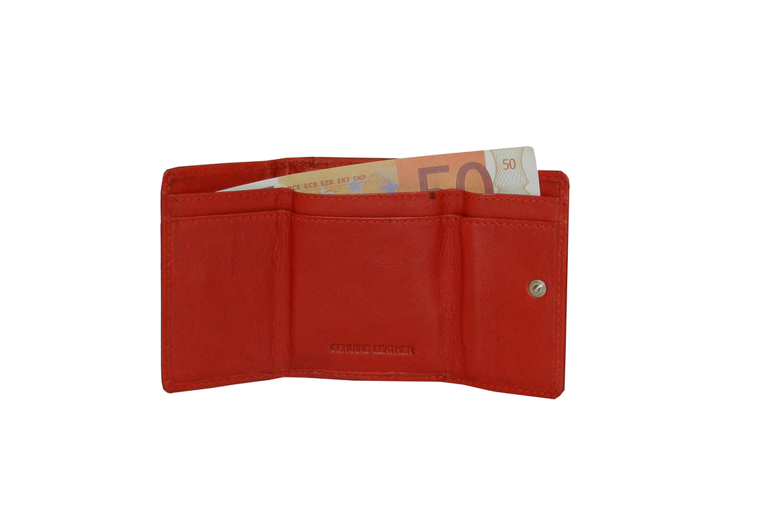 Premiume Leather Women Wallet #632 Red