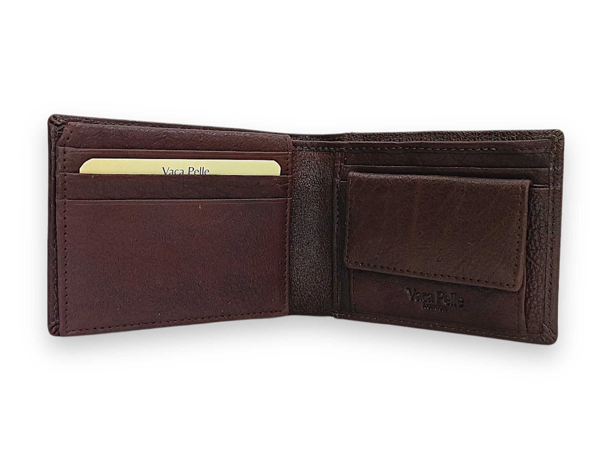 Designer Leather Mens Wallet in BROWN #1347C