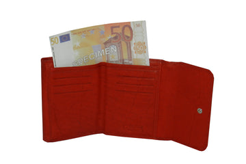 Premiume Leather Women Wallet Red #549B