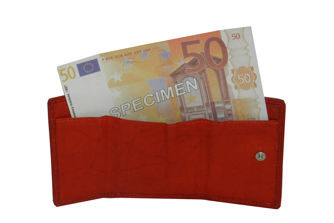 Premiume Leather Women Wallet #633 Red