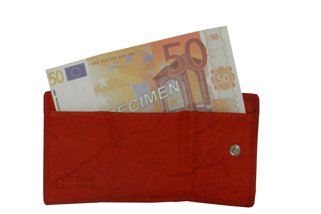 Premiume Leather Women Wallet #642 Red