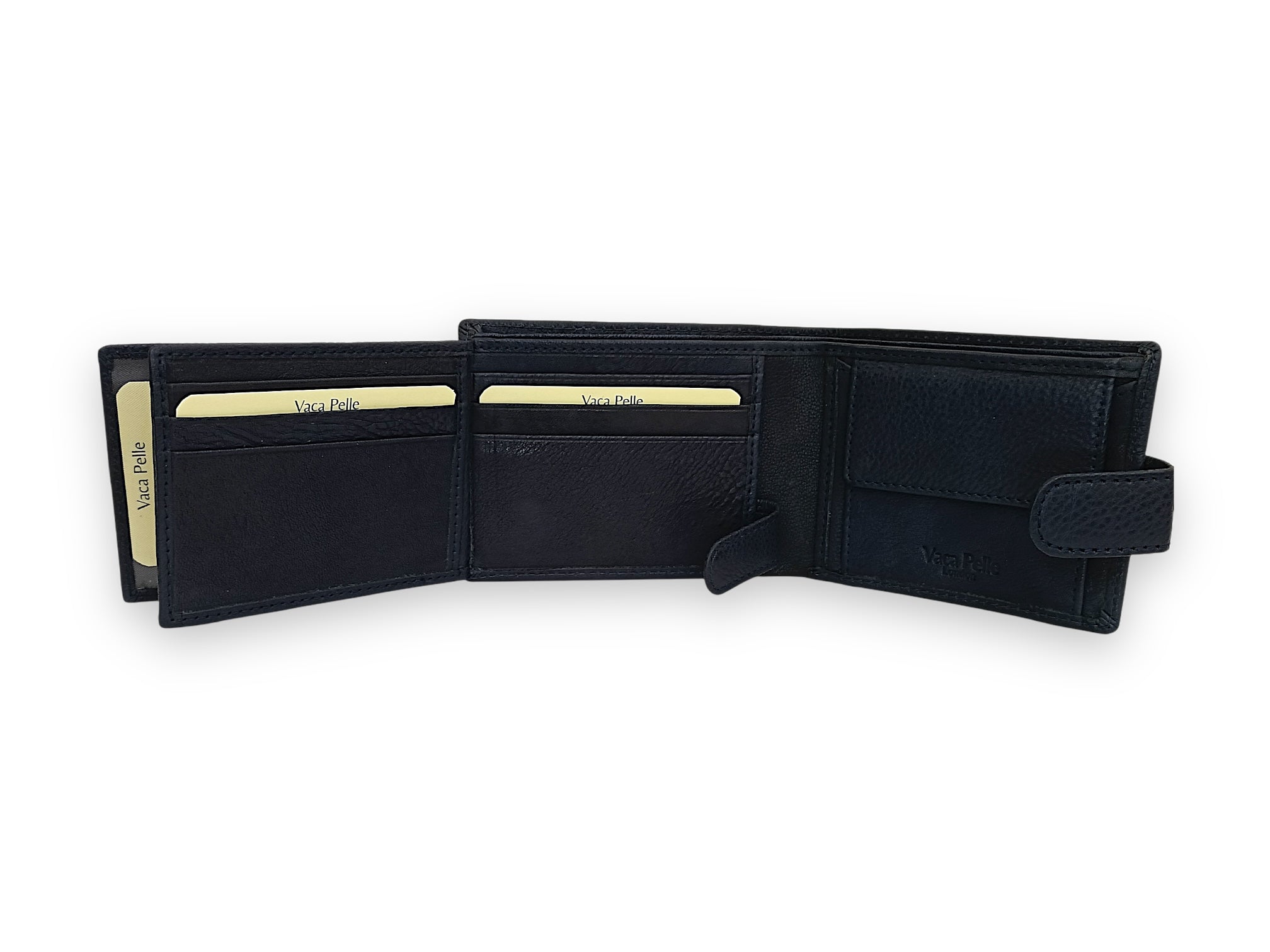 Designer Leather Mens Wallet in BLACK #1426CL