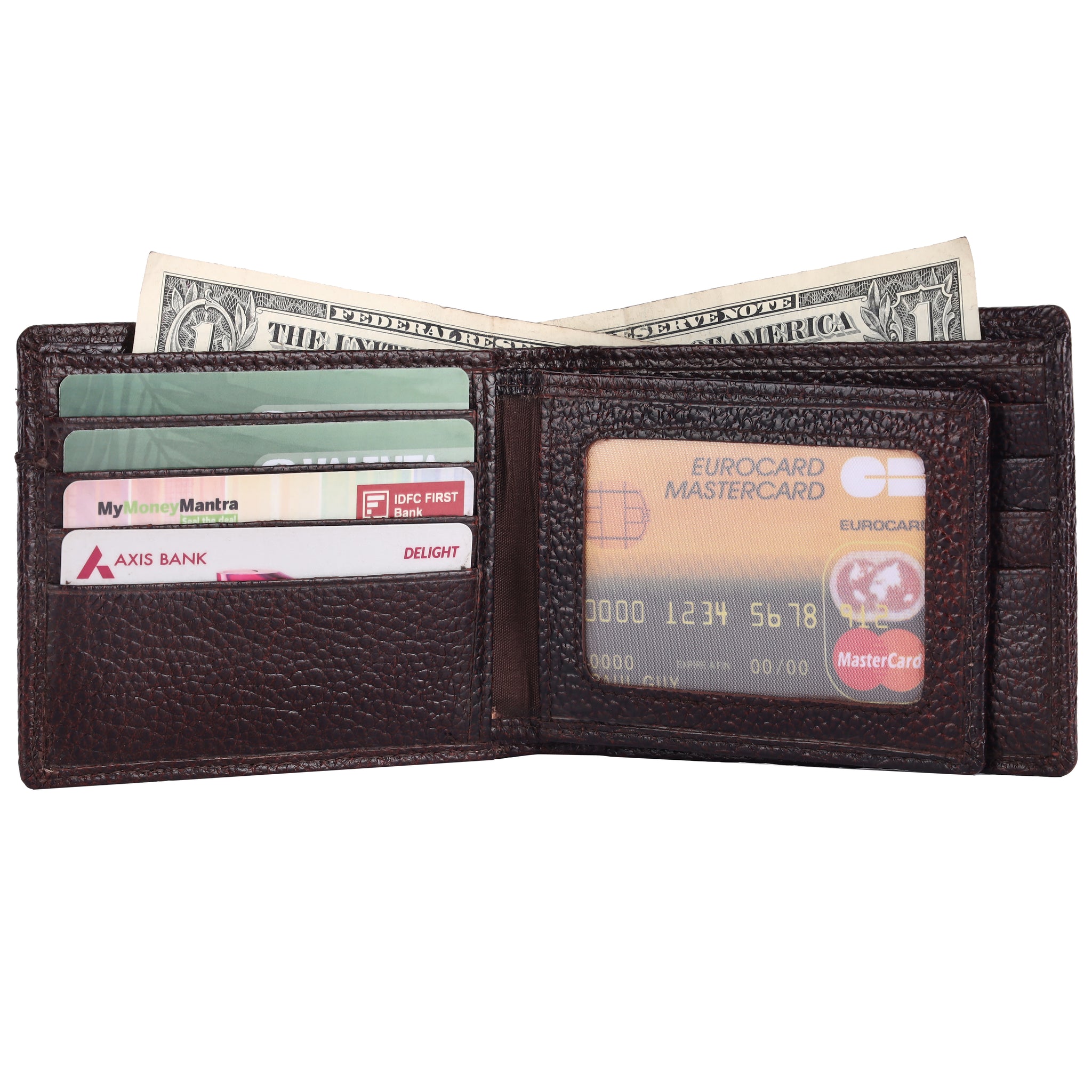 Laveri Genuine Leather Designer Mens Wallet In Brown #4094CC