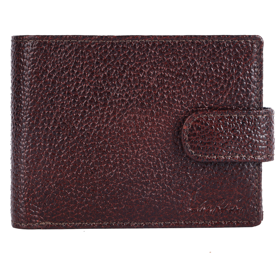 Laveri Genuine Leather Designer Mens Wallet In Brown #1013CP LOOP