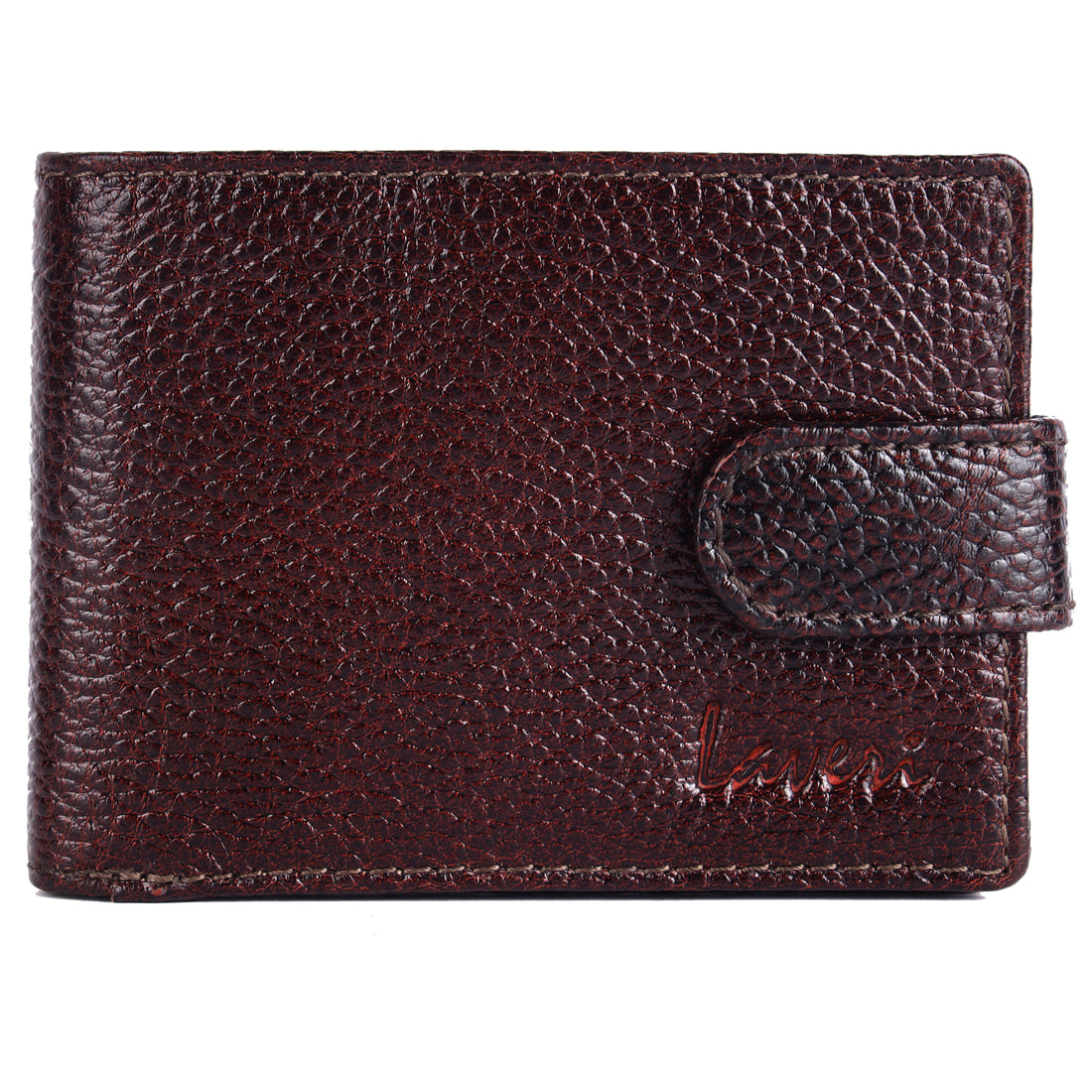 Laveri Genuine Leather Designer Mens Wallet In Brown #1074CP_LOOP