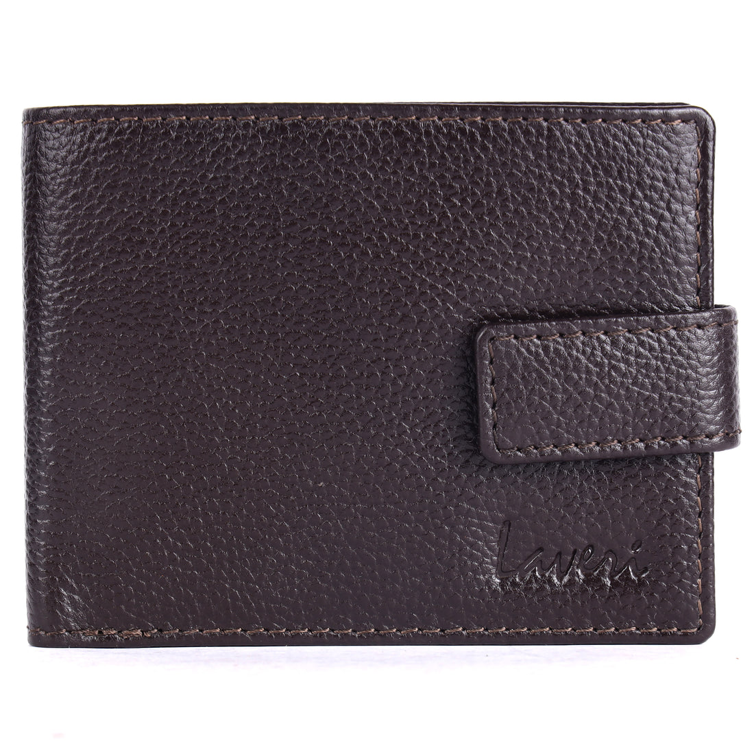 Laveri Genuine Leather Designer Mens Wallet In Brown #1001CC_LOOP