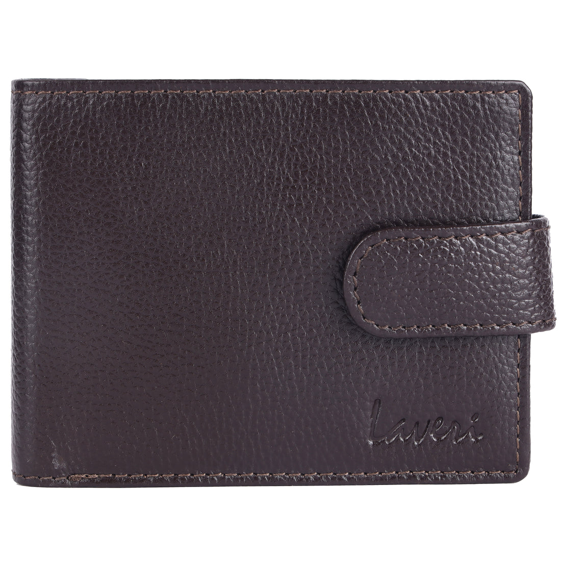 Laveri Genuine Leather Designer Mens Wallet In Brown #1001CP_LOOP