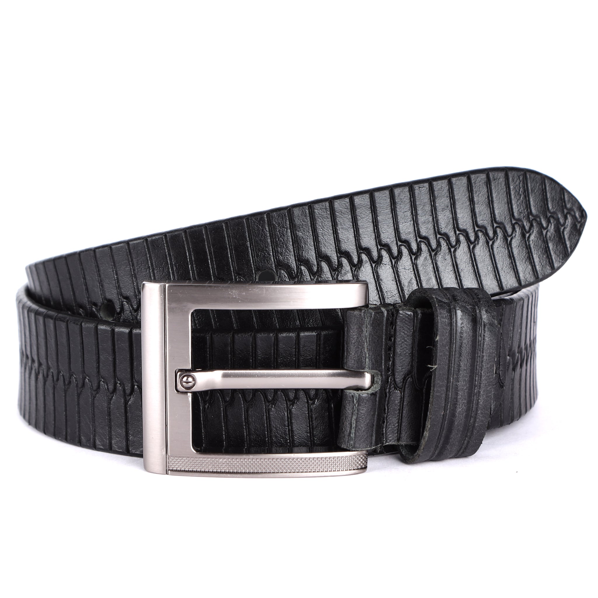 Laveri® Genuine Leather Designer 40 MM Black Belt #1276