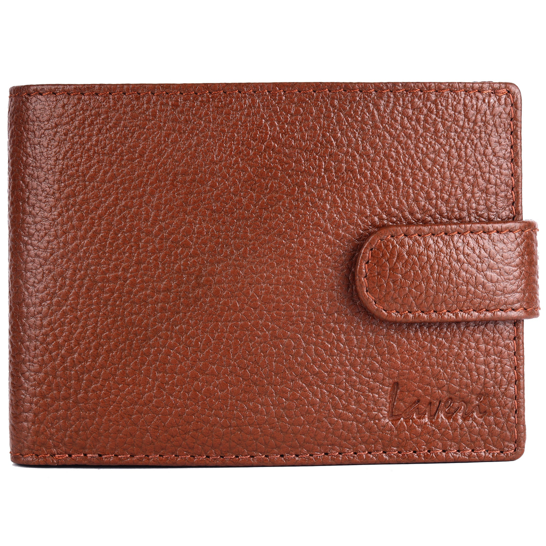 Laveri Genuine Leather Designer Mens Wallet In Tan #1886CP LOOP