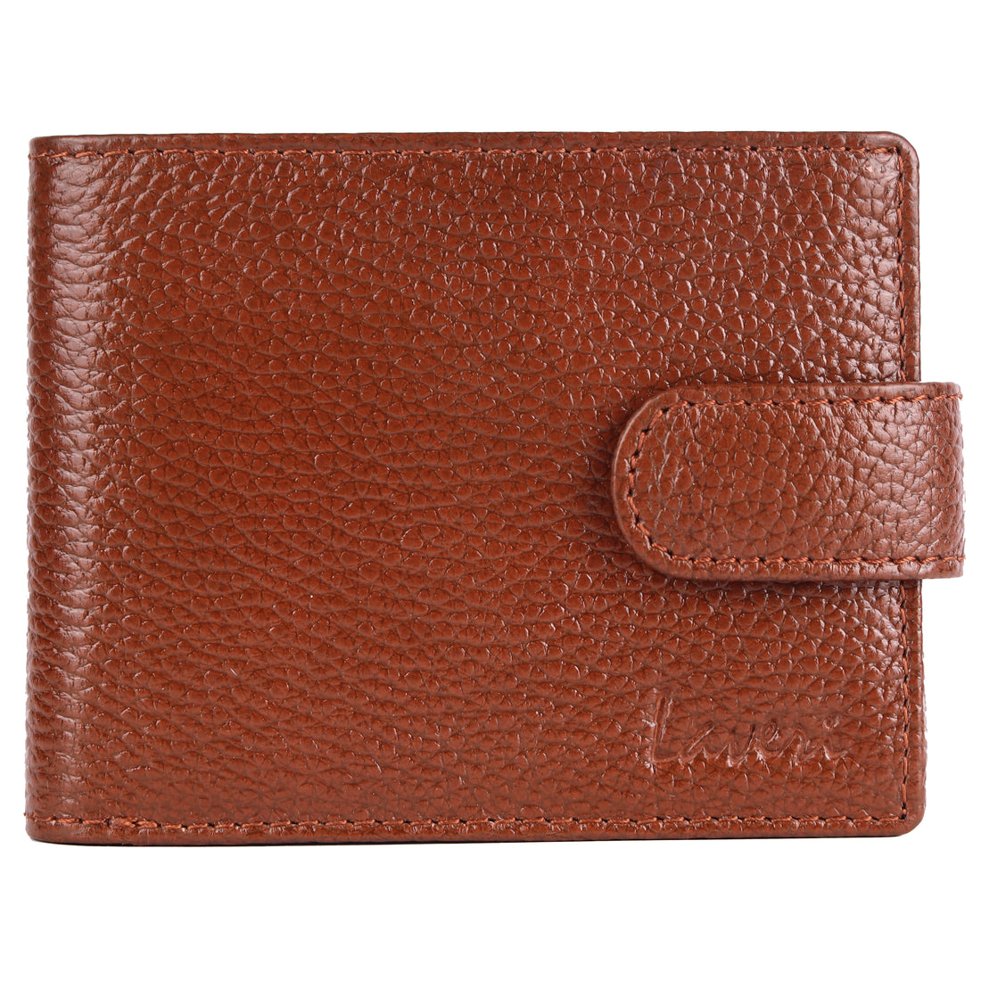 Laveri Genuine Leather Designer Mens Wallet In Tan #1001CP_LOOP