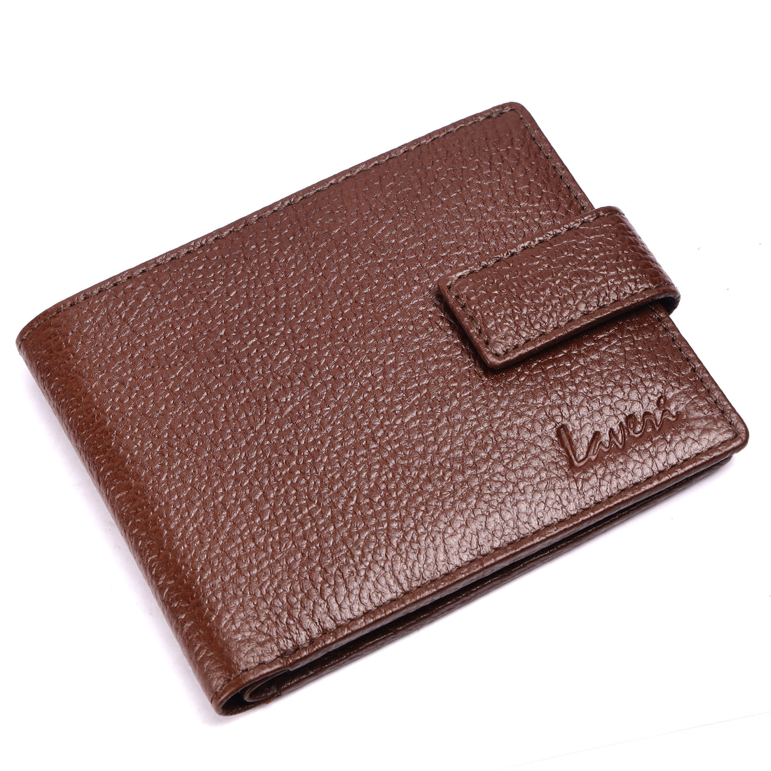 Laveri Genuine Leather Designer Mens Wallet In Tan #1888 LOOP