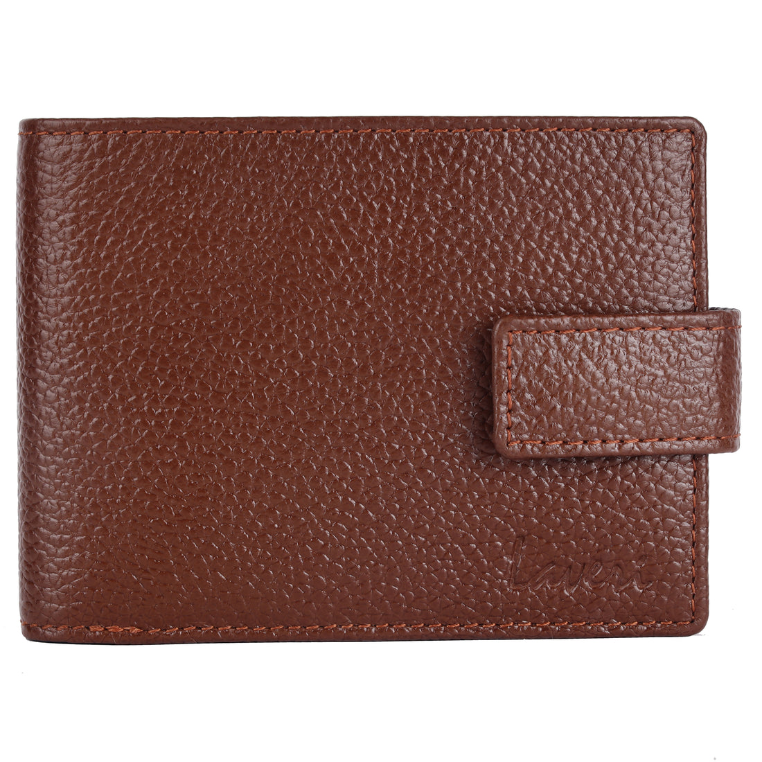 Laveri Genuine Leather Designer Mens Wallet In Tan #1426CC_LOOP