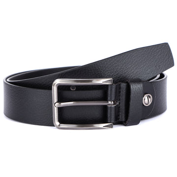 Laveri® Genuine Leather Designer 35 MM Black Belt #LCE