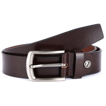 Laveri® Genuine Leather Designer 35 MM Brown Belt #TEXAS