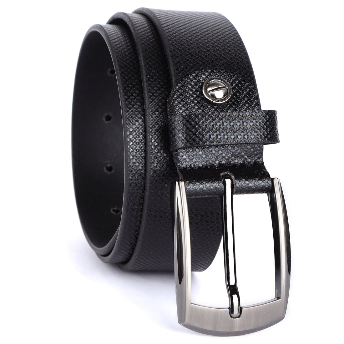 Laveri® Genuine Leather Designer 35 MM Belt Black #GRABEN