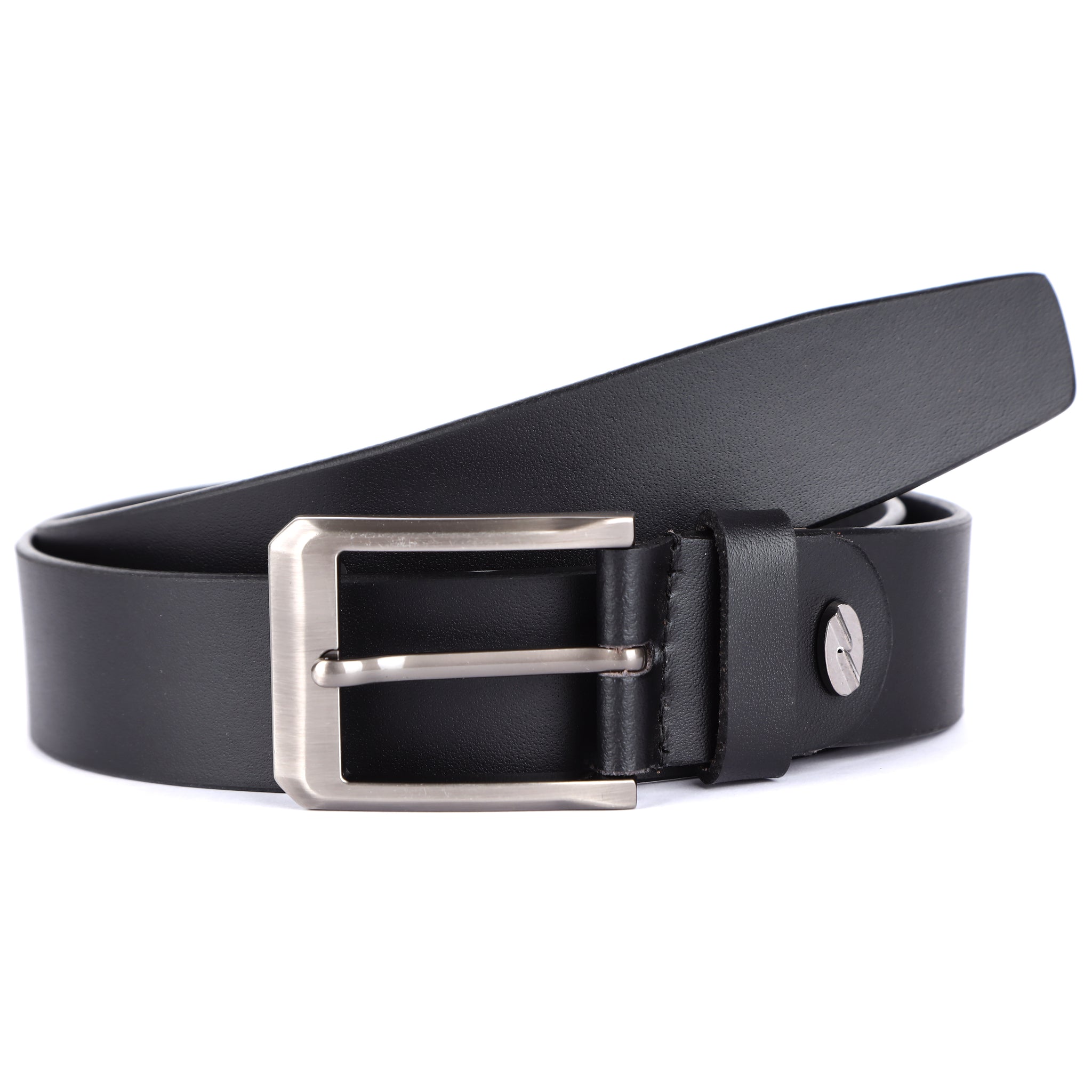 Laveri® Genuine Leather Designer 35 MM Belt Black #Nova