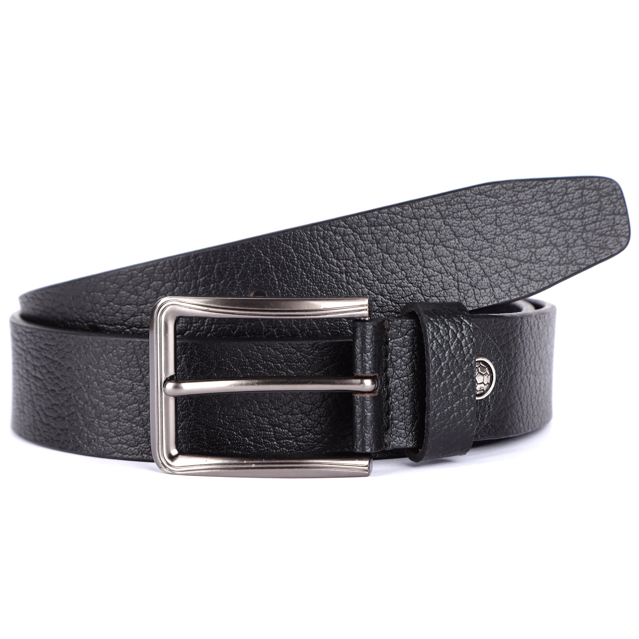 Laveri® Genuine Leather Designer 35 MM Belt Black #BUFF