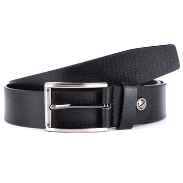 Laveri® Genuine Leather Designer 35 MM Belt Black #GALLAN