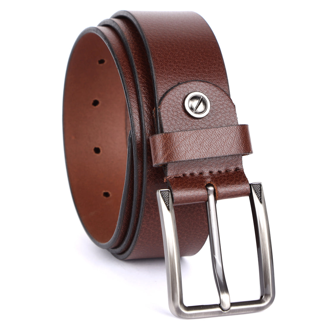 Laveri® Genuine Leather Designer 35 MM Brown Belt #LCE