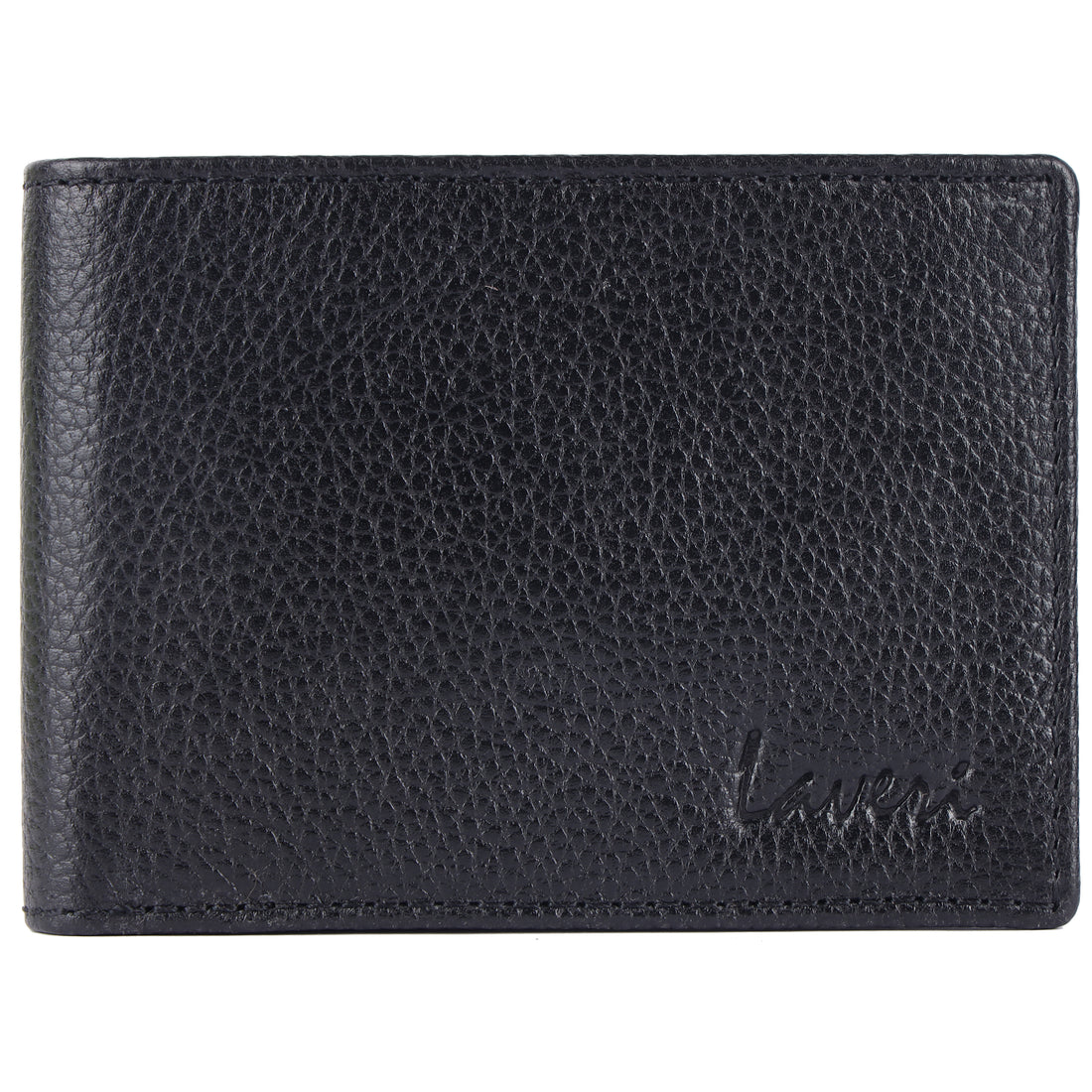 Laveri Genuine Leather Designer Mens Wallet In Black #1020CC