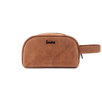 Laveri Genuine Leather Travel Hand Pouch