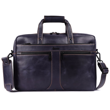 Laveri Genuine Leather Office Laptop Bag