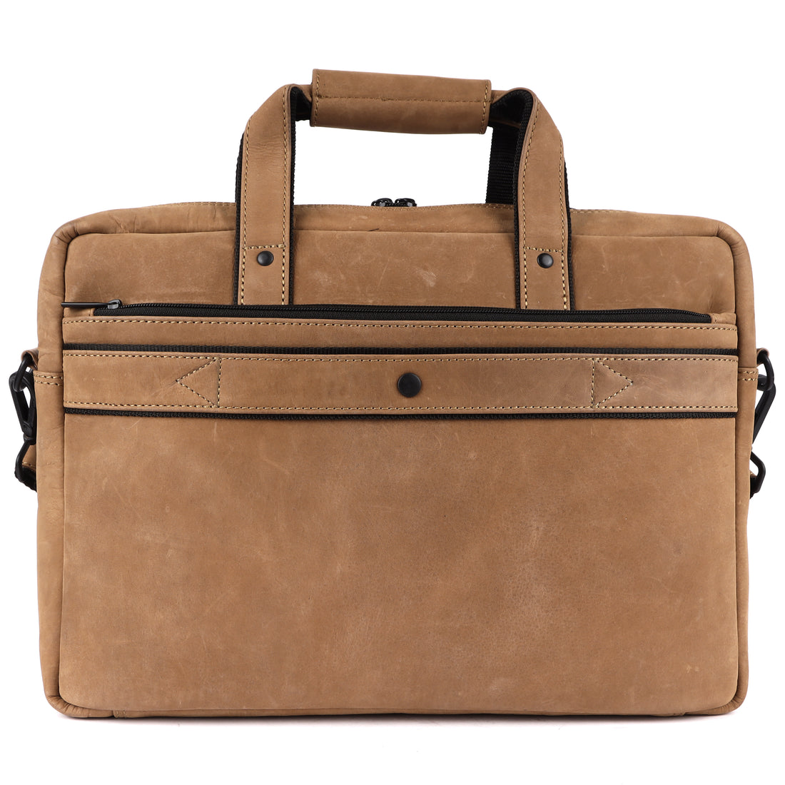 Laveri Genuine Leather Office Laptop Bag