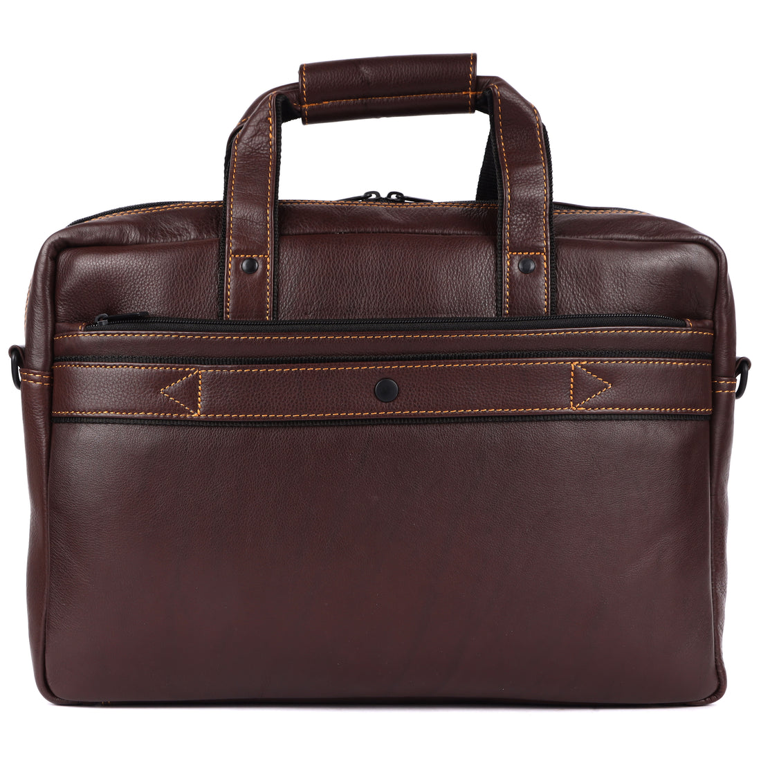 Laveri Genuine Leather Office Laptop Bag (DBRNWG)