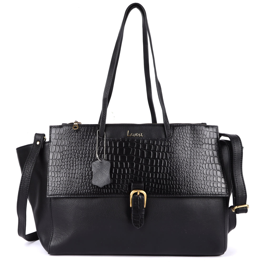 Black leather women’s handbag