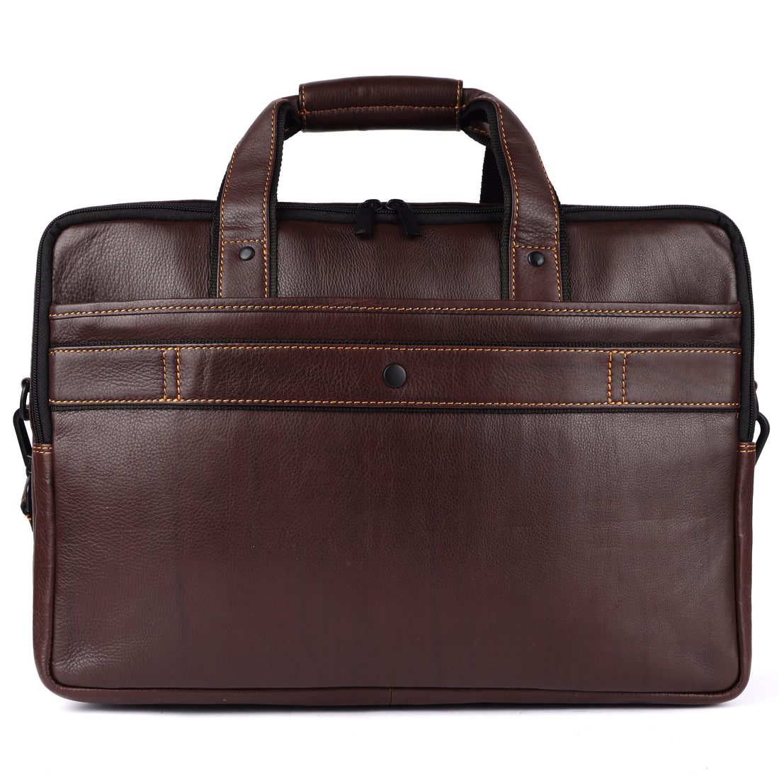 Laveri Genuine Leather Office Laptop Bag (DBRNWG)