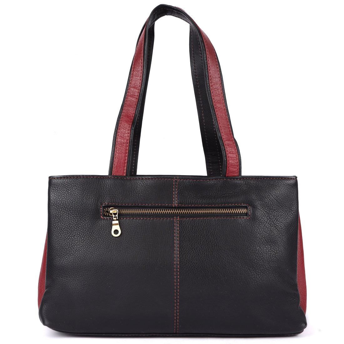 Black and red women’s handbag