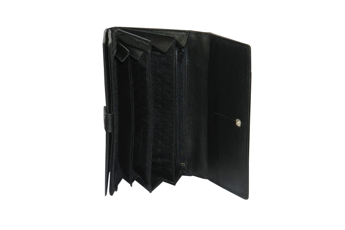 Premiume Leather Women Wallet #1252 Black