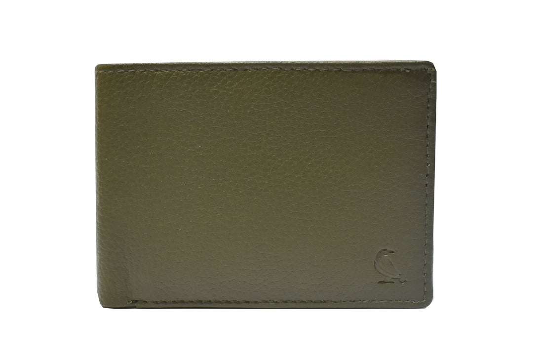 Laveri Genuine Leather Designer Mens Wallet In Green #1727