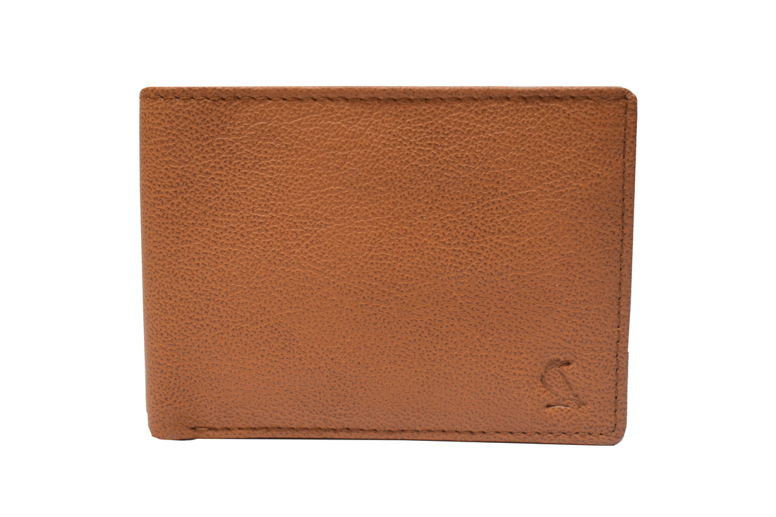 Laveri Genuine Leather Designer Mens Wallet In Tan #1727