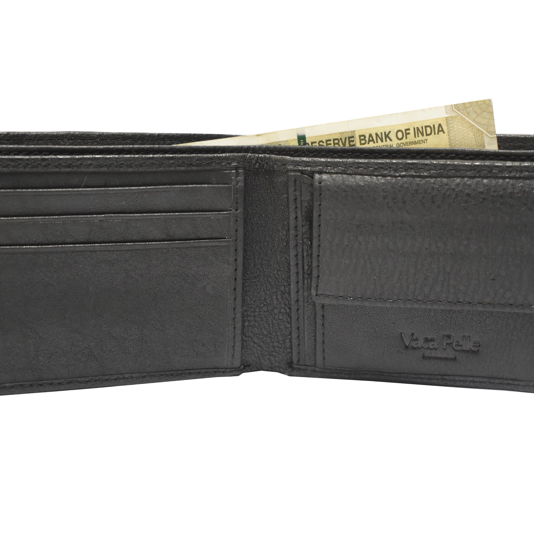 Laveri Genuine Leather Designer Mens Wallet In Black #1727C