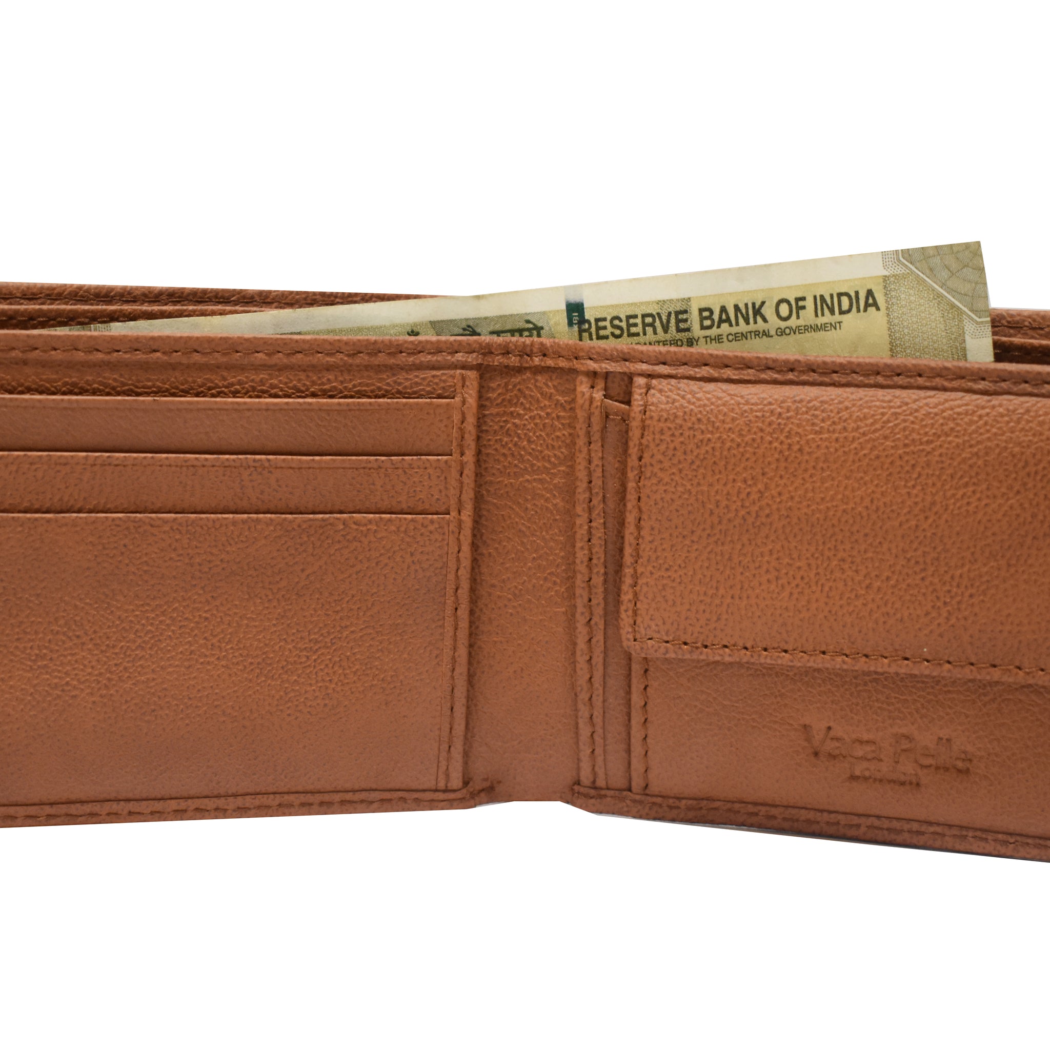 Laveri Genuine Leather Designer Mens Wallet In Tan #1727C