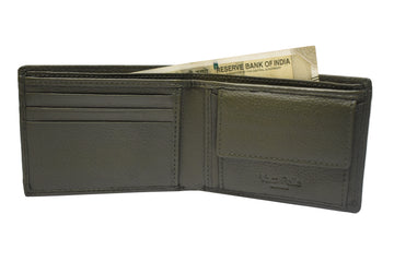 Laveri Genuine Leather Designer Mens Wallet In Green #1727C