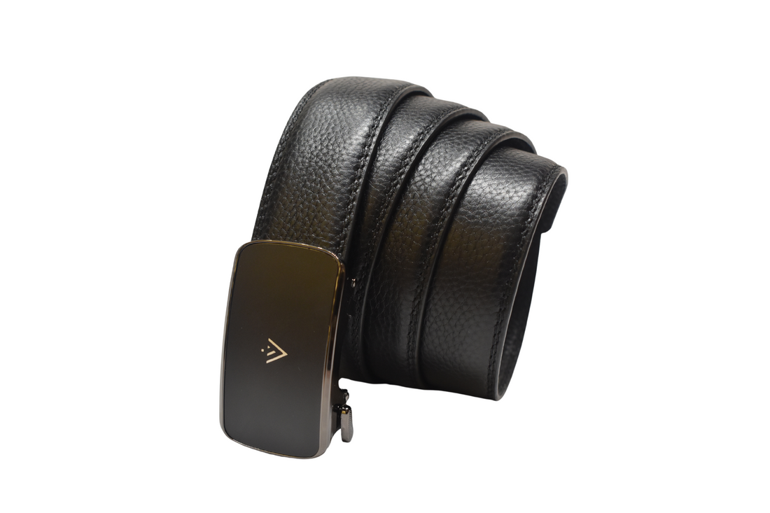 Stylish New Designer 35MM Autolock Belt in Black